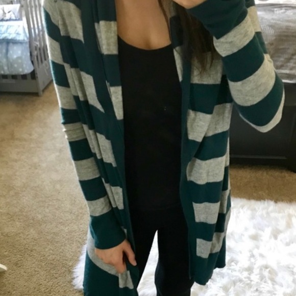 Joie Feidra Striped Cashmere Blend Cardigan